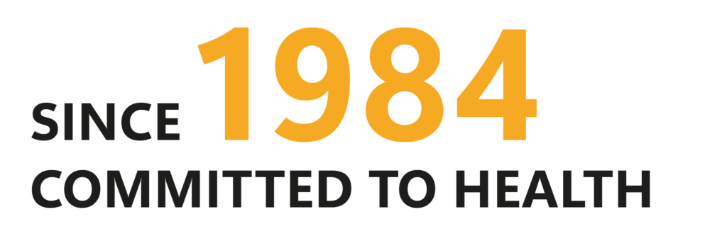 SINCE 1984 COMMITTED TO HEALTH